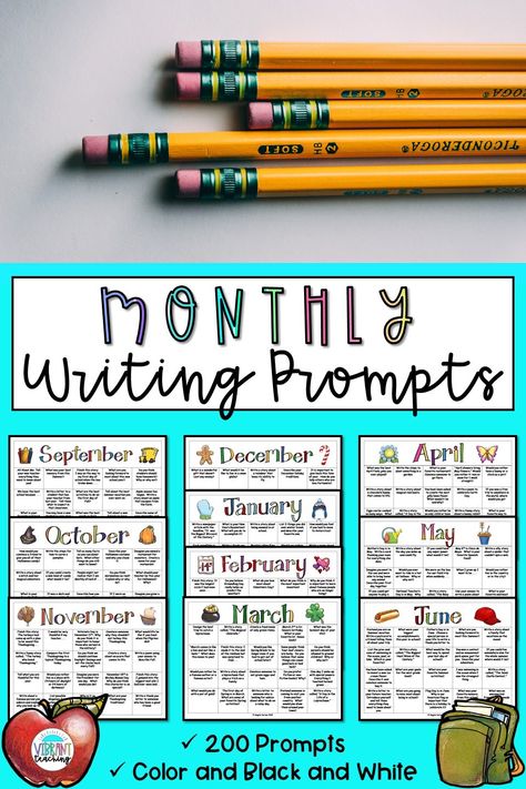 Journal Prompts 1st Grade, Grade 5 Writing Prompts, Writing Prompts 1st Grade Free, Writing Prompt For Kindergarten, Writing Programs For Elementary, Journal Prompts For Kindergarten, Writing Prompts For Fourth Grade, Journal Prompts Kindergarten, 5th Grade Journal Prompts