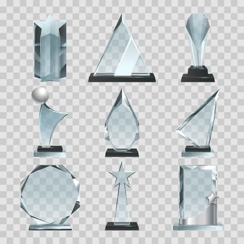 Glass Trophy, Glass Trophies, Crystal Background, Acrylic Trophy, Glass Plaques, Glass Awards, Award Ideas, Acrylic Awards, Crystal Awards