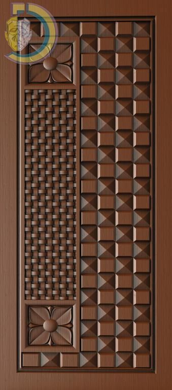 3d Door Design File, Cnc Door Design Modern, 3d Cnc Design, Cnc 3d Design, Cnc Carving Design, Door Carving Design, Wood Main Door Design, Teak Wood Main Door Design, Teak Wood Main Door