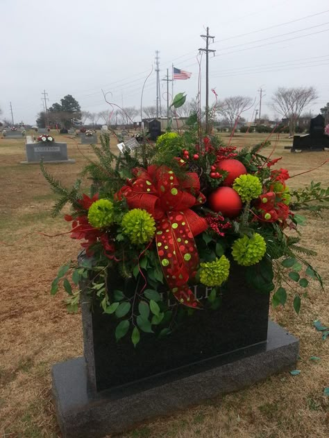 cemetery flower arrangements | Gorgeous cemetery arrangement from Rabbit's Nest Florist and Gifts in ... Cemetary Ideas, Saddle Arrangements, Headstone Decorations, Cemetery Flower Arrangements, Grave Saddles, Headstone Flowers, Cemetary Decorations, Cemetery Saddles, Headstones Decorations