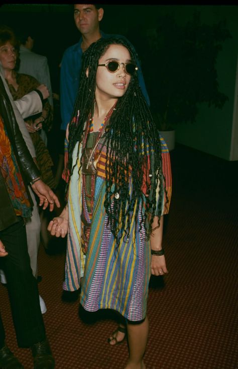 Lisa Bonet, A Woman, Dreadlocks, Walking, Sunglasses