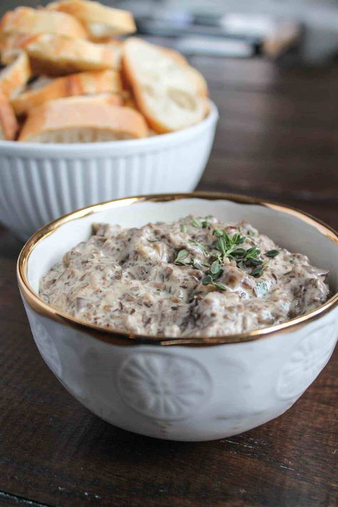 Saucy Meals, Mushroom Dip, Dip Dip, Delicious Dips Recipes, Thanksgiving Appetizer Recipes, Best Thanksgiving Recipes, Rustic Recipes, App Ideas, Cream Cheese Dips