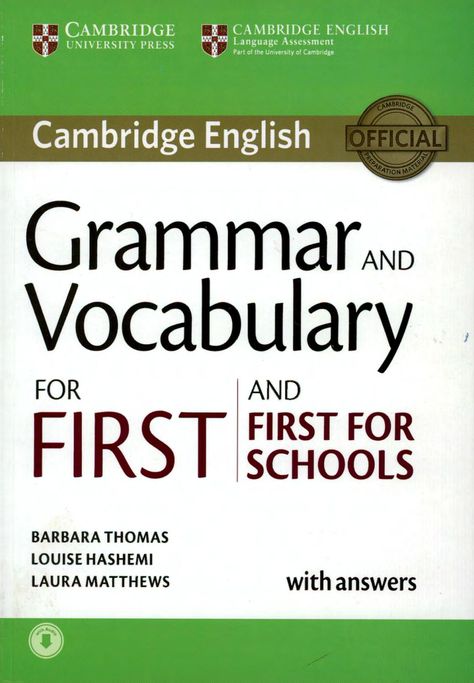 A second best book for grammar and vocabulary. English Grammar Book Pdf, English Learning Books, English Grammar Book, English Exam, Cambridge English, English Grammar Worksheets, Grammar Book, English Language Teaching, Grammar And Vocabulary