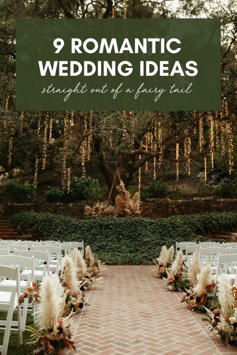 Elegant Fall Wedding Ideas, Wedding Styles Themes, Fairytale Wedding Decorations, Romantic Wedding Ideas, Fairytale Wedding Theme, Romantic Wedding Style, Romantic Theme Wedding, Forest Theme Wedding, Romantic Wedding Receptions