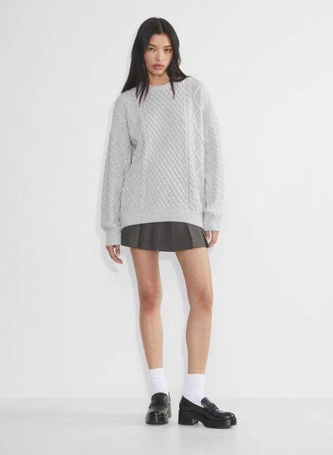 PEGGY SWEATER | Aritzia Peggy Sweater Aritzia, Aritzia Peggy Sweater, Peggy Sweater, Knitwear Skirt, Aritzia Outfit, Aritzia Style, Big Comfy Sweaters, Sweater Aritzia, Aritzia Sweater