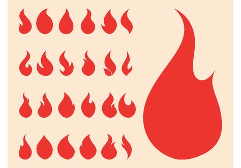 Bush Vector, Fire Symbols, Fire Symbol, The Burning Bush, Food Logo Design Inspiration, Fire Vector, Fire Icons, Logo Youtube, Fire Stock