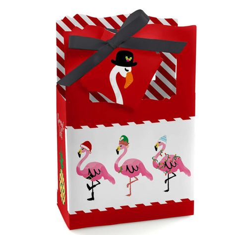 Celebrate Christmas with your flock when you host a Flamingle Bells holiday party! This humorous Christmas theme has our adorable flamingo dressed up for winter and is perfect for both snowbirds who celebrate by the sea and those surrounded by snow. Begin styling your southern Christmas with outdoor yard décor. From pi Southern Christmas, Christmas Party Themes, Tropical Flamingo, Holiday Christmas Party, Tropical Christmas, Flamingo Christmas, Christmas Party Gift, Christmas Favors, Christmas Party Favors