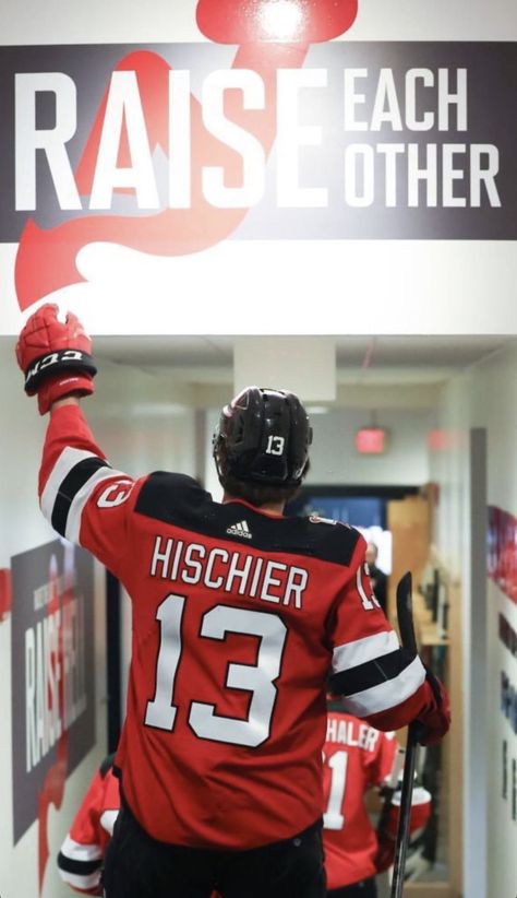 Nico Hischier, Nj Devils, Mitch Marner, Devil Aesthetic, Hockey Baby, Sports Romance, Nhl Players, New Jersey Devils, Anaheim Ducks