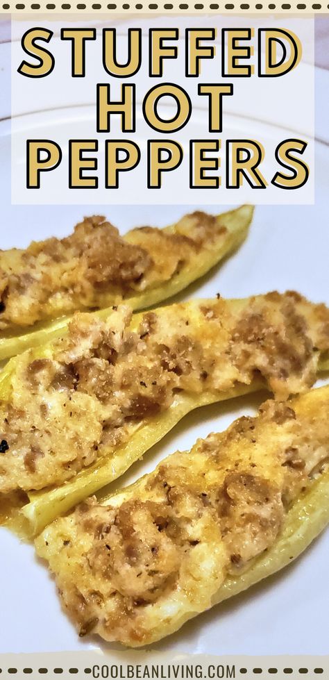 Half Hots Stuffed Peppers, Stuffed Medium Hot Peppers, What To Do With Hungarian Hot Peppers, Recipes Using Hungarian Peppers, Cheese Stuffed Hot Peppers, Sausage Dip Stuffed Peppers, Wax Peppers Recipes, Hungarian Hot Wax Peppers, Stuffed Hot Banana Peppers Recipe