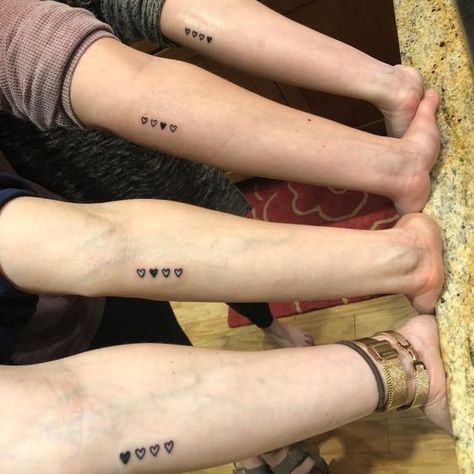 People With Tattoos, Group Tattoos, Sister Tattoo Ideas, Grace Tattoos, Sibling Love, Matching Sister Tattoos, Sister Tattoo, Tattoo Trend, Shape Tattoo