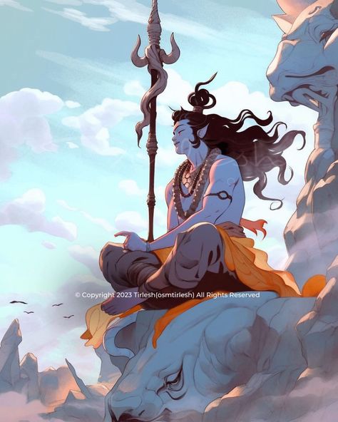 Gods Anime, Lord Shiva Wallpaper, God Anime, Mahadev Shiva, Krishna Avatar, Spiritual Paintings, God Artwork, Lord Hanuman Wallpapers, Har Har Mahadev