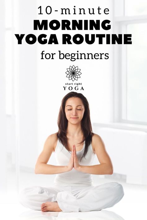 Morning Yoga Routine For Beginners, 10 Minute Morning Yoga, Easy Morning Yoga, Morning Yoga Poses, Morning Yoga Workouts, Morning Yoga Stretches, Beginner Morning Yoga, Yoga Routines, Yoga Routine For Beginners