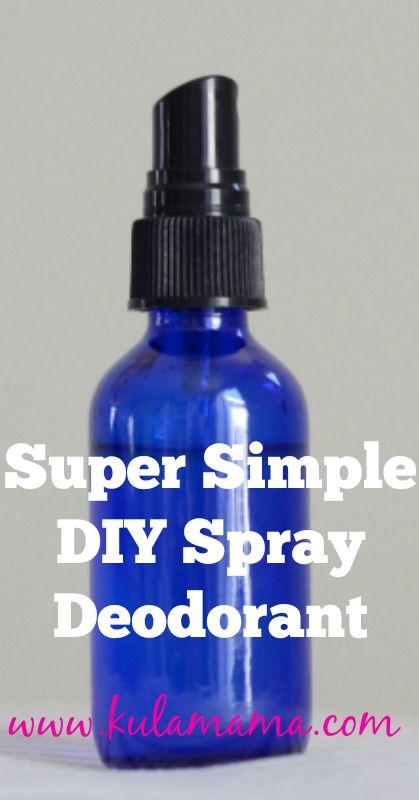 Super Simple DIY Spray Deodorant Liquid Deodorant Recipes, Homemade Spray Deodorant, Liquid Deodorant Diy, Diy Deodorant That Works, Diy Spray Deodorant, Natural Spray Deodorant, Diy Deodorant With Magnesium, Magnesium Hydroxide Deodorant Recipe, Essential Oil Spray Deodorant