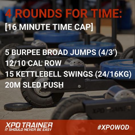 Sled Push Workout, Crossfit Workout Plan, Sled Workout, Sled Push, Ufc Workout, Push Workout, Double Unders, Conditioning Workouts, Crossfit Workout