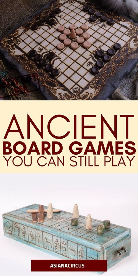 Explore ancient board games from around the world and learn about the oldest board games still played today. Try the most fun and gorgeous oldest board games for kids and adults who love unique party games. Chinese Board Games, Games From Around The World, Ancient Games, Easy Party Games, Medieval Games, Old Board Games, Board Games Diy, Night Games, Games Diy