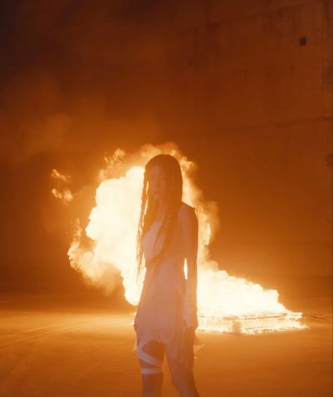 Red Velvet Horror Concept, Loona Lore, Fire Astethic, Lee Chaewon, 28 Reasons Seulgi, Kpop Mv Screenshots, Fire Concept, Fire Photoshoot, Eternal Aesthetic