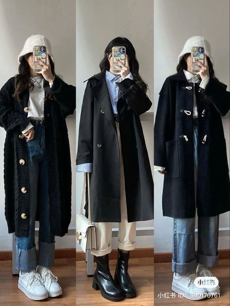 Top 15 Chic & Aesthetic Winter Travel Outfits – The Ultimate Guide | Winter Fashion & Travel Fashion Outfits | Outfits Para Europa En Invierno | Winter Trip Outfit Korean Fashion Long Coat, Winter Ulzzang Outfits, Korean Winter Coats Women, Japan Winter Style Women, Korean Winter Jackets Women, Airport Outfit Winter Korean, K Fashion Winter Outfits, Layered Coats Winter Outfits, Korea Fashion Winter Outfits