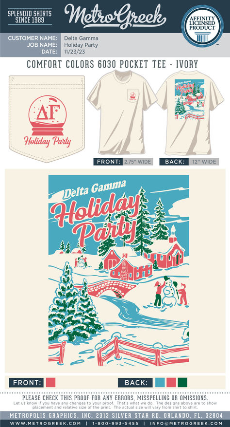 Winter Sorority Shirts, Holiday Sorority Shirt, Christmas Sorority Merch, Sorority Event Tshirt Designs, Christmas Sorority Shirts, Sorority Christmas Shirts, Date Party Themes Sorority, Frat Banner, Christmas Tshirt Ideas