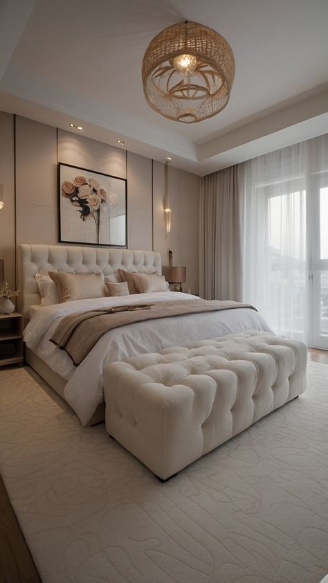 Discover calming and cozy bedroom decor ideas for your dream room Get inspired by modern Zen-inspired design ideas in calming colors Explore dark and cozy decor ideas to create a relaxing bedroom sanctuary Luxury Bed Designs Modern, Luxury House Ideas, Beautiful House Ideas, Dream Bedroom Luxury, Dark And Cozy, Modern Luxury House, Cozy Bedroom Decor Ideas, Luxury Bedroom Interior Design, Cozy Decor Ideas