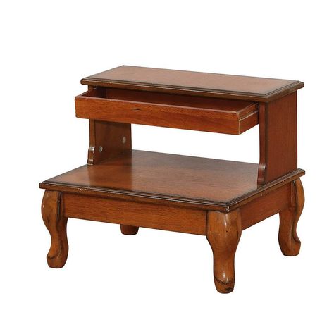 Wooden step stool