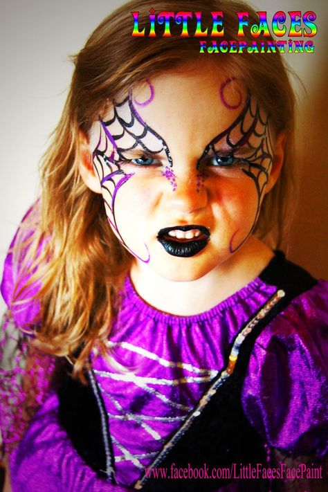 Cute face painting idea for Halloween costume. Description from pinterest.com. I searched for this on bing.com/images Girls Witch Face Paint, Kids Witch Makeup, Witch Face Paint, Face Painting Halloween Kids, Halloween Makeup For Kids, Halloween Makeup Witch, Make Up Diy, Halloweenský Makeup, Witch Painting