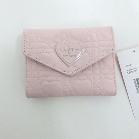 New With Tags Excellent Condition Smoke Free Home Luv Betsey By Betsey Johnson | Blush Pink Heart Embossed Bifold Wallet Heart Pattern Embossed (See Pictures) Bifold Wallet With Snap Closure Light Pink Heart Icon On Side Small Mini Pocket In Flap (See Pictures) 6 Card Slots And Id Pocket Money Pocket With Fabric Lining Measurements: 4.75" X 3.75" Questions? Leave A Comment Below! Pink Wallet Aesthetic, Pink Heart Icon, Aesthetic Clothes Pink, Blush Pink Accessories, Wallet Aesthetic, Pink Wallets, Light Pink Heart, Ipad Essentials, Cute Wallet