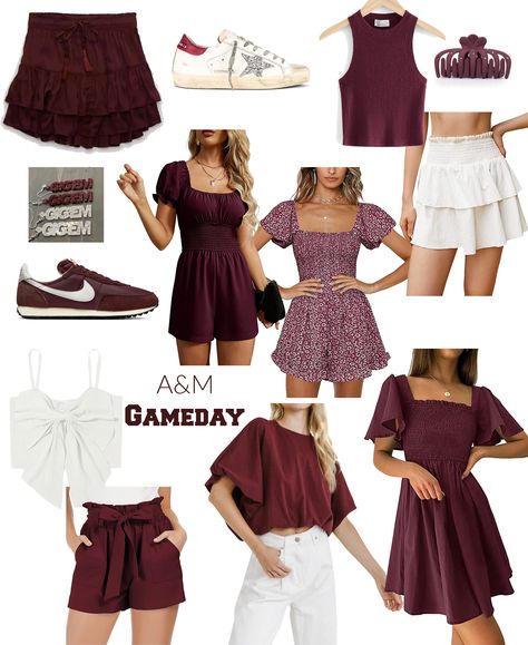 Msstate Game Day Outfits, Chilifest Outfit A&m, Aggies Game Day Outfit, Texas A&m Football Outfit, A&m College, A&m Football Game Outfit, Texas A&m Game Day Outfit Women, Texas A&m Outfit, A&m Gameday Outfit