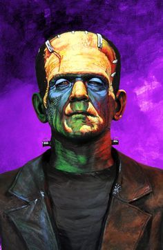 1000+ ideas about Frankenstein on Pinterest | Frankenstein's ... Leather, Purple, Frankenstein, Basil, A Man, Paint, Green, Blue