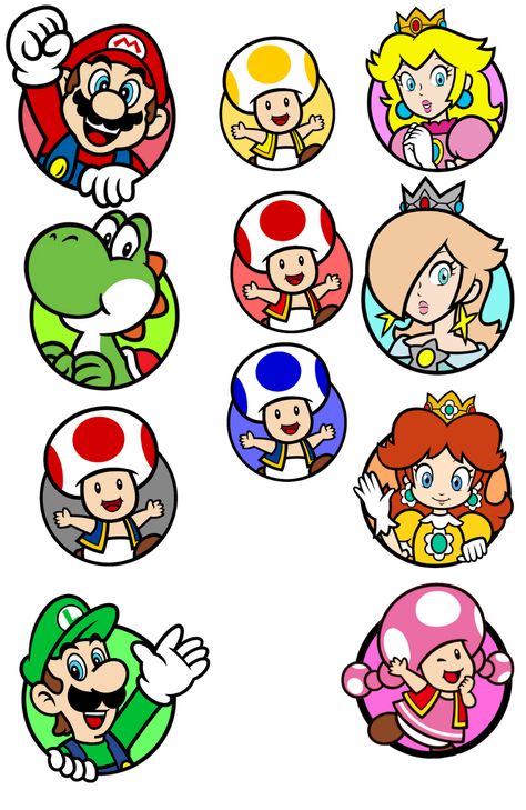 Super Mario 3D World Deluxe Icons by TJZiomek on DeviantArt Mario And Luigi Clipart, Super Mario Pictures To Print, Mario Brothers Drawings, Super Mario Bros Painting, Mario Mashrom, Mario Stickers Printable, Super Mario Characters Drawing, Mario Character Drawings, Super Mario Art Drawing