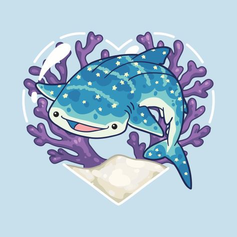 Check out this awesome 'NOM, the Whale Shark' design on @TeePublic! Whale Shark Tattoo, Thresher Shark, Shark Drawing, Shark Art, Shark Tattoos, Cute Whales, Cute Shark, The Whale, Whale Shark