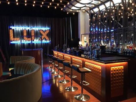 #lucifer #lux Lucifer Penthouse, Nightclub Ideas, Lucifer Aesthetic, Club Design Interior, Bar Lounge Design, Business Lounge, Garage Design Interior, Nightclub Design, Whisky Bar