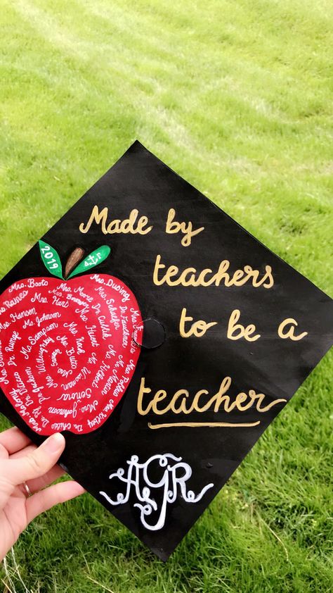 High School Grad Cap Ideas For Future Teachers, College Graduation Teacher Party Ideas, Teach The Change You Wish To See Cap, Ag Teacher Graduation Cap, Grad Cap Ideas For Teachers, Graduation Cap Designs For Future Teachers, Graduation Cap Ideas Teacher, Grad Cap For Teachers, Graduation Party Teacher Theme