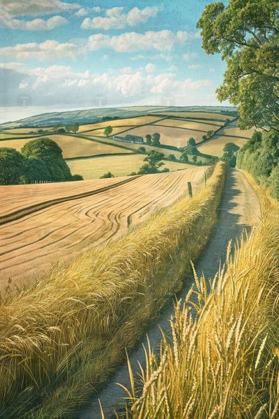 English Scenery, Textile Art Ideas, Sussex Downs, Inspiring Places, British Landscape, England Aesthetic, Southern England, Watership Down, Contemporary Impressionism