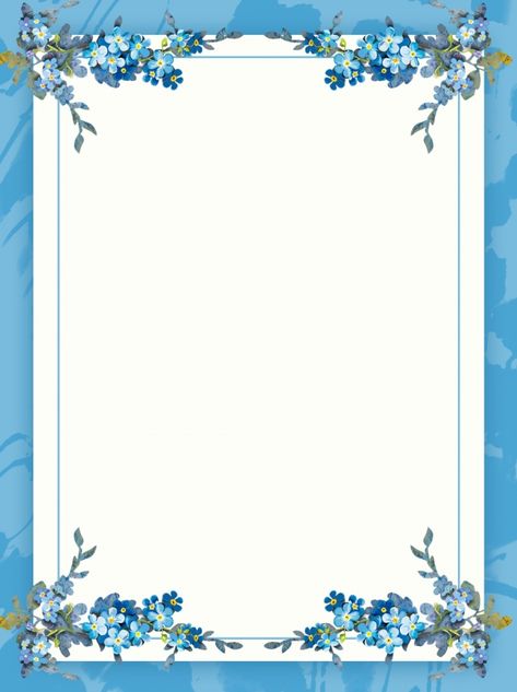 Creative literary border floral background background,blue flower,blue background,small Blue Flower Border Frame, Blue Floral Frame Background, Background Blue Flower, Blue Flower Frame, Blue Flower Background, Blue Flower Border, Floral Blue Background, Flower Frame Design, Blue Floral Frame