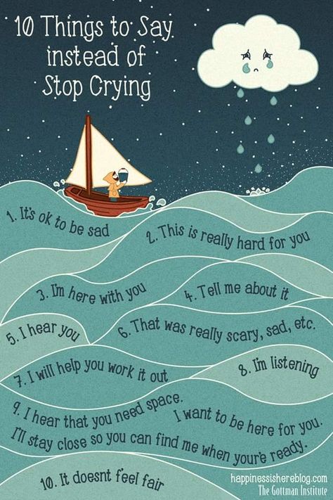 Handout with easy and positive phrases for an adult to use with infants and toddlers that replace “Stop Crying”. Gentle Parenting, Uppfostra Barn, Disiplin Anak, Tatabahasa Inggeris, Inspirerende Ord, Education Positive, Smart Parenting, Stop Crying, Parenting Skills