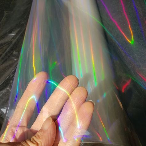 Iridescent Rave Outfit, Cyberpunk Wedding, Holographic Table, Bubble Window, Glass Reference, Iridescent Fashion, Holographic Film, Holographic Fabric, Holographic Print