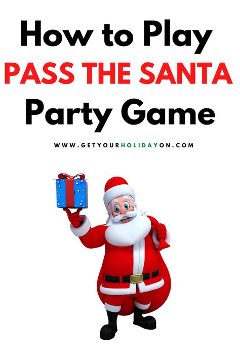 Secret Santa Party Games, How To Play Dirty Santa Game, Bad Santa Party Ideas, Santa Grab Bag Game, Dirty Santa Alternatives, Santas Grab Bag Game, Santa Games For Adults, Santa’s Grab Bag Game, Pass The Present Game Christmas For Kids