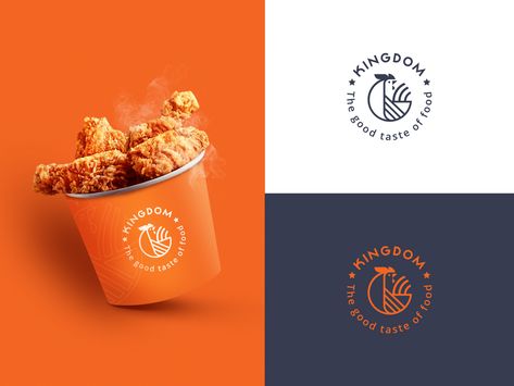 Chicken Logo by Webandcrafts on Dribbble Chicken Design Ideas, Fried Chicken Branding, Chicken Branding, Chicken Restaurant Logos, Food Brand Logos, Don Pollo, Chicken Brands, Fried Chicken Restaurant, Chicken Restaurant