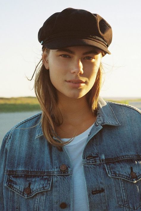 Captain Hat Captain Hat Outfit, Sailor Hat Outfit, Fisherman Hat Outfit, Baker Boy Hat Outfit, Greek Fisherman Hat, Fiddler Hat, Denim Short Jumpsuit, Rock And Roll Fashion, Baker Boy Hat