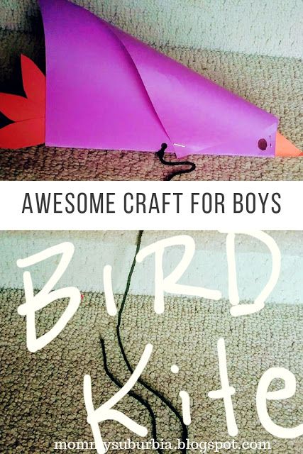 Bird Kite Craft, Kites Preschool, Kite Craft, Boy And Bird, Kites Craft, Bird Kite, Kites For Kids, Craft Preschool, Gifted Students