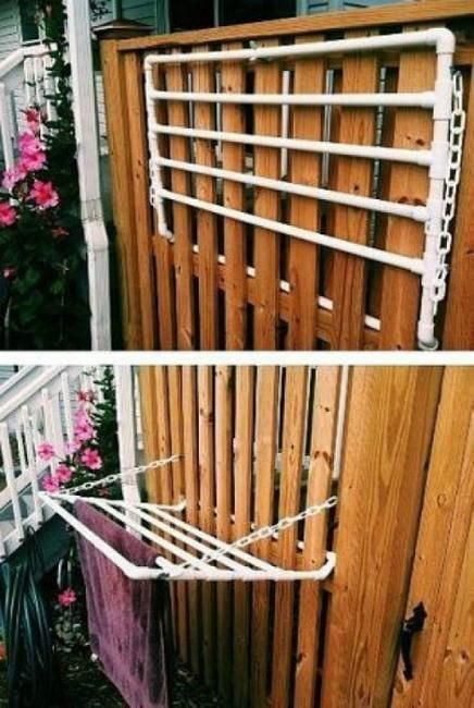 Smart DIY Ideas for Repurposing and Creative Design, Recycling Plastic Pipes Reban Ayam, Pipe Towel Rack, Pool Storage, Pvc Pipe Projects, Pvc Projects, Diy Garden Projects, Backyard Fun, Lazy Susan, Pvc Pipe