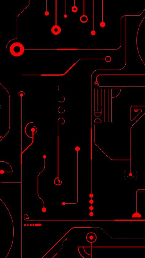 Red Technology Aesthetic, Genloss Background, Robot Aesthetic Red, Red Tech Aesthetic, Tech Background Aesthetic, Red Robot Aesthetic, Red And Black Cyberpunk, Ict Wallpaper, Tedx Design