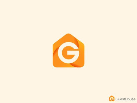 Guesthouse logo by Arafat Hossain | Logo Designer on Dribbble Logo Minimalist, Logo Real, Logo Modern, G Logo, Learning Design, Logo Designer, Creative Industries, Unique Logo, Logo Ideas