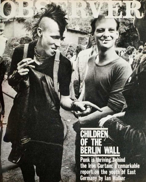 From the archive: the punks of East Berlin | Life and style | The Guardian Brat Pack, The Berlin Wall, West Berlin, East Berlin, Berlin City, Stay Wild Moon Child, Disco Music, Berlin Fashion, Berlin Wall