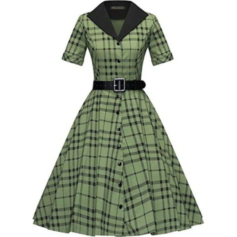 Dr Dresses, Dresses 1950s Style, Fifties Dress, 1950 Women, Egg Aprons, Vintage Fashion 1930s, 1950s Fashion Dresses, 1950s House, Green Outfits