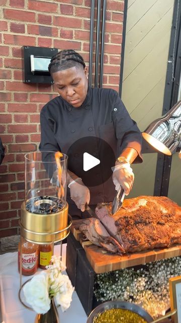 Catered by Chaneice on Instagram: "From premium cuts to a presentation that wows!😍🔥 Our ACTION STATIONS give you and your guests an elevated culinary experience that adds a touch of luxury to any event!✨

For booking: cateredbychaneice@gmail.com
.
.
#ColumbusChef #CateredByChaneice #LuxuryCatering #Catering #CarvingStation #ActionStation #ChefLife #Chef #ColumbusOhio #WeddingCatering #WeddingCaterer #ColumbusWeddings #AsSeenInColumbus" Luxury Catering Display, Reception Food Station, Carving Station, Catering Food Displays, Dinner Catering, Catering Buffet, Catering Display, Reception Food, Food Stations