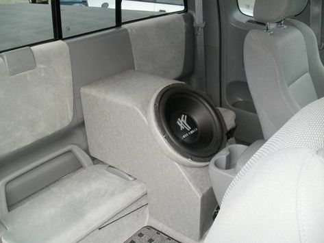 Another Access Cab Sub Box :D | Tacoma World Subwoofer Box Design Truck, Truck Subwoofer Box, Guy Decor, Truck Audio System, Custom Subwoofer Enclosure, Custom Subwoofer Box, Tacoma Access Cab, Toyota Tacoma Access Cab, Truck Audio