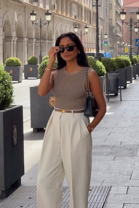 70+ Stylish Casual Summer Brunch Outfits Ideas [2024] To Look Chic and Fashion-Forward Witte Jeans Outfit, Elegant Summer Outfits, Summer Brunch Outfit, Summer Office Outfits, Looks Pinterest, Chic Summer Outfits, Outfit Chic, Office Outfits Women, Business Casual Outfits For Women