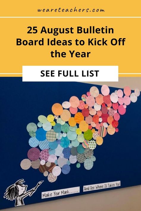 25 August Bulletin Board Ideas to Kick Off the Year Hope Board Ideas, Bulletin Board For School Office, Working Together Bulletin Board Ideas, Bulletin Boards Inspirational, Bulletin Boards For Student Work, Bulletin Board Ideas Inspirational, Craft Room Bulletin Board Ideas, Balls Bulletin Board Ideas, Moving Up Bulletin Board Ideas