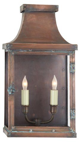 Short Bedford Outdoor Lantern, Copper | One Kings Lane Copper Lantern, Outdoor Lantern, Gas Lanterns, Recessed Downlights, Circa Lighting, Hello Lovely, Coastal Cottage, Accent Lighting, Light Architecture